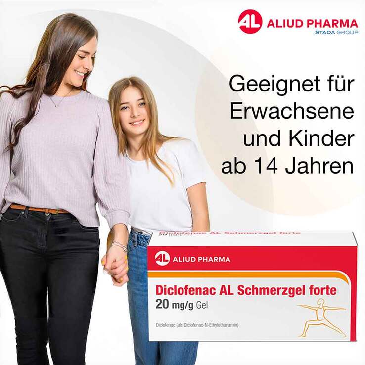 Diclofenac AL Schmerzgel forte 20 mg/g Gel, 180 g