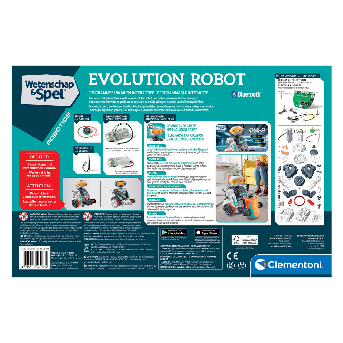 Clementoni Wetenschap & Spel Evolution Robot