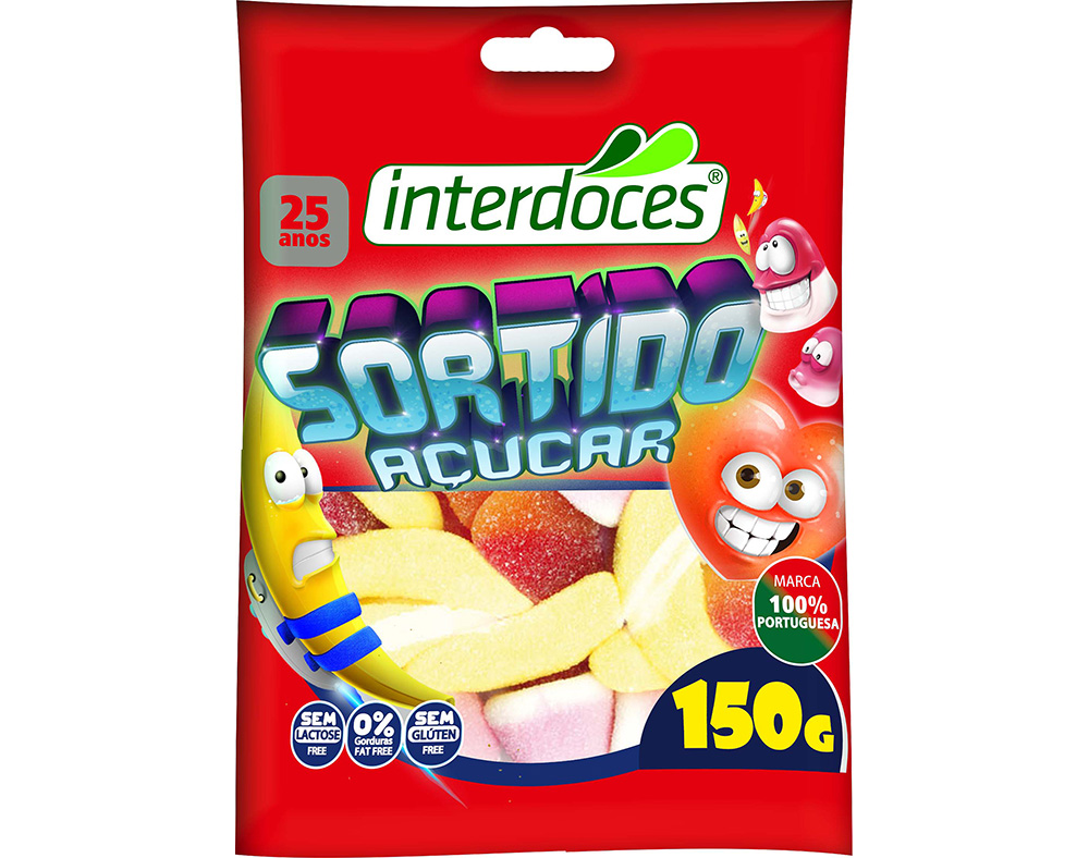 GOMAS INTERDOCES SORTIDO AÇÚCAR 150G