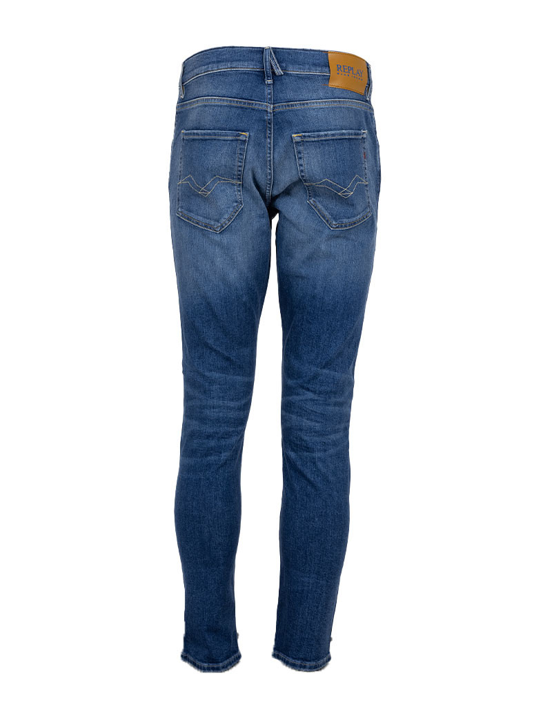 REPLAY JEAN SLIM TAPERED MICKYM DARK BLUE .007