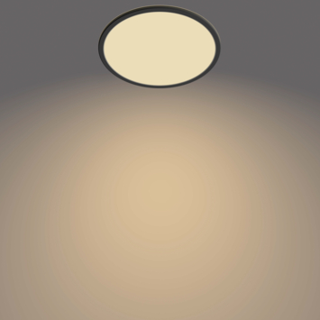 Philips badkamerlamp Superslim sceneswitch 1x18W zwart 2700K