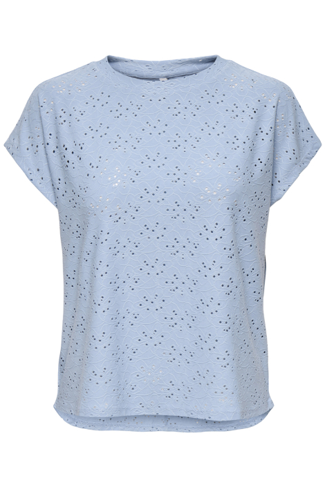 Only blauwe dames t-shirt