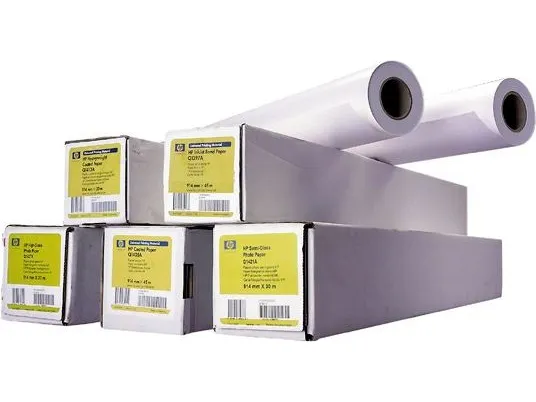 HP Heavyweight Coated Paper-1524 mm x 30.5 m (60 in x 100 ft), Mat, 130 g/m²
