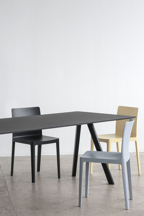 Hay Élémentaire 4 leg base-Anthracite p Grå