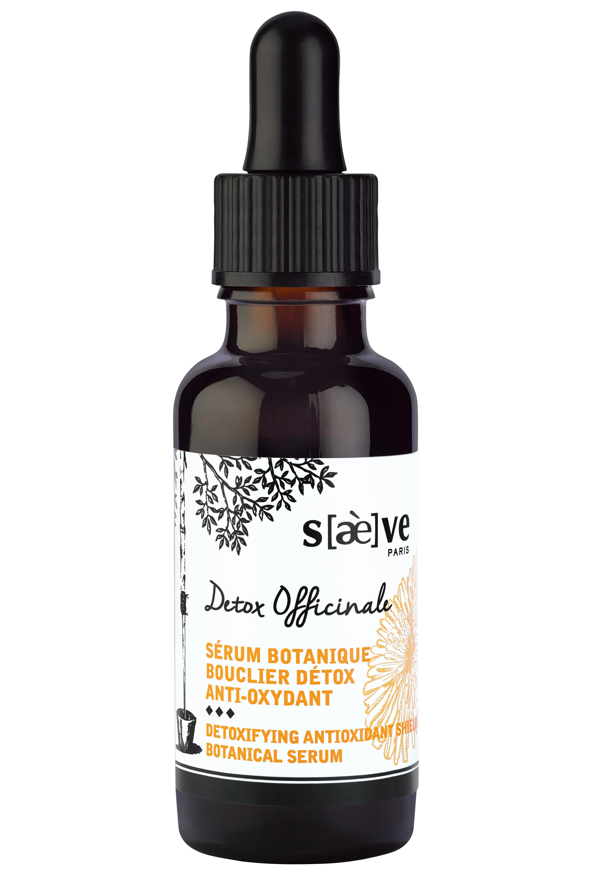 Saeve Sérum botanique bouclier detox anti-oxydant Detox Officinale-30 ml