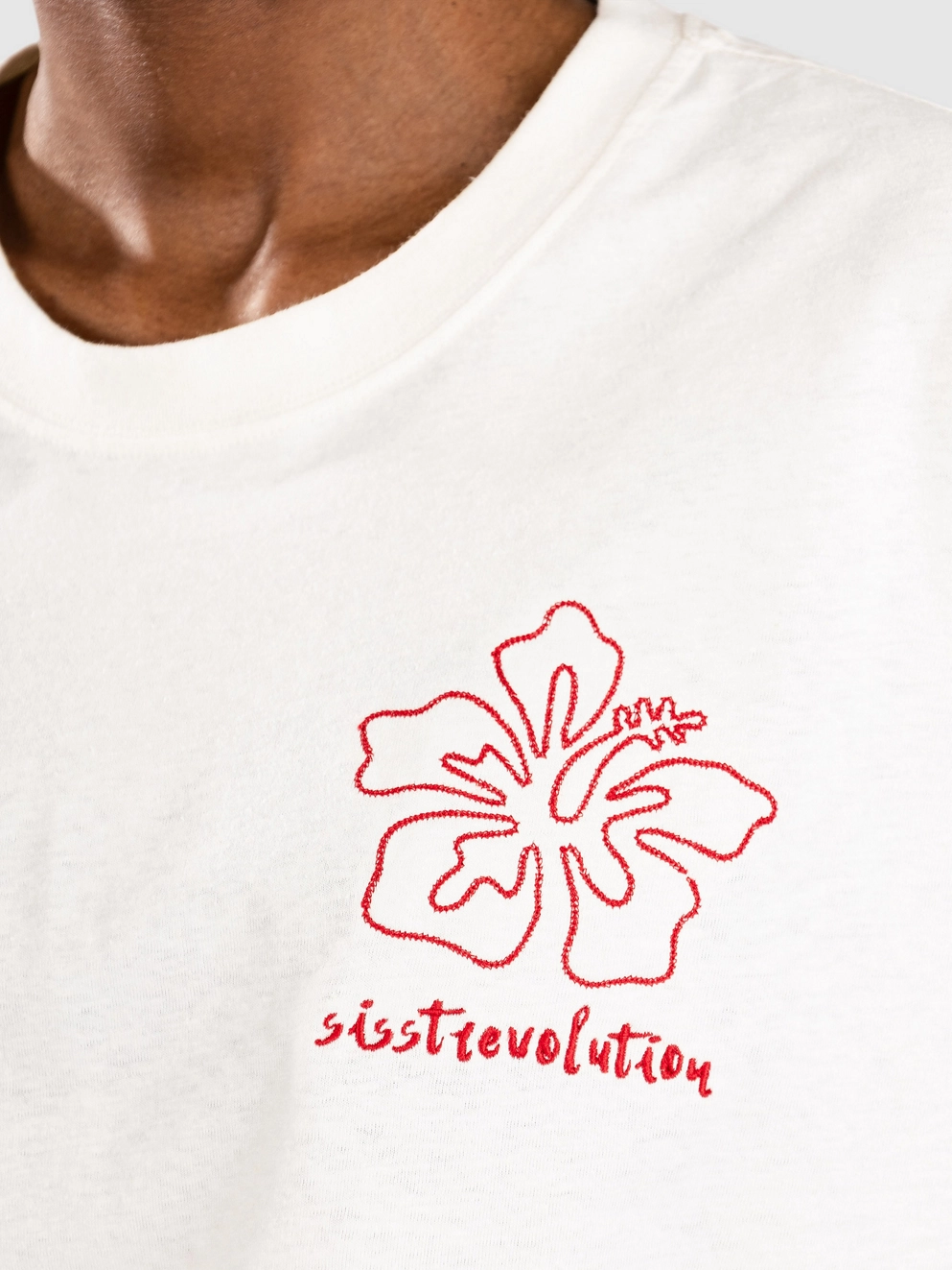 Sisstr Hibiscus T-Shirt vintage white