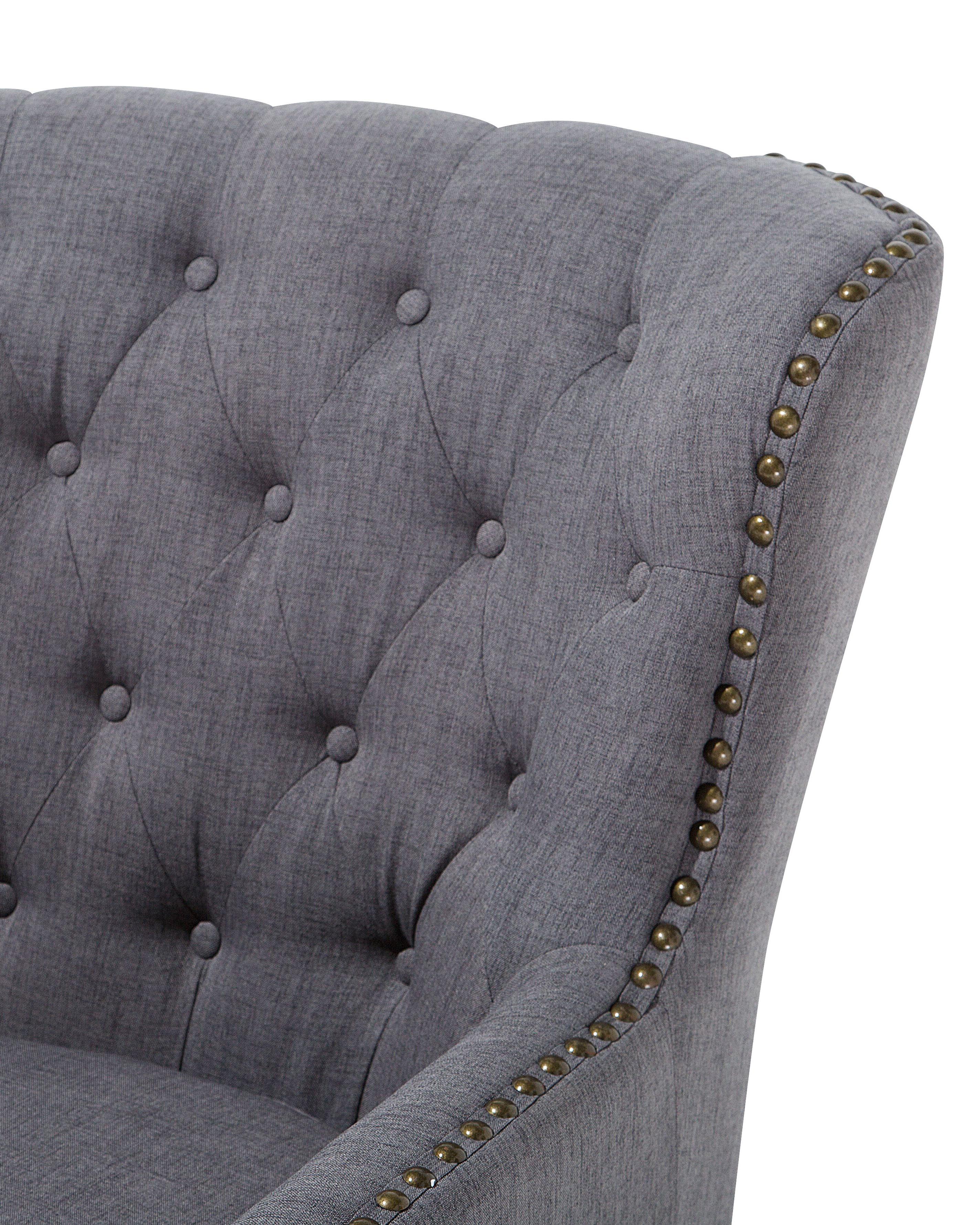 Fauteuil VIBORG II Stof Donkergrijs