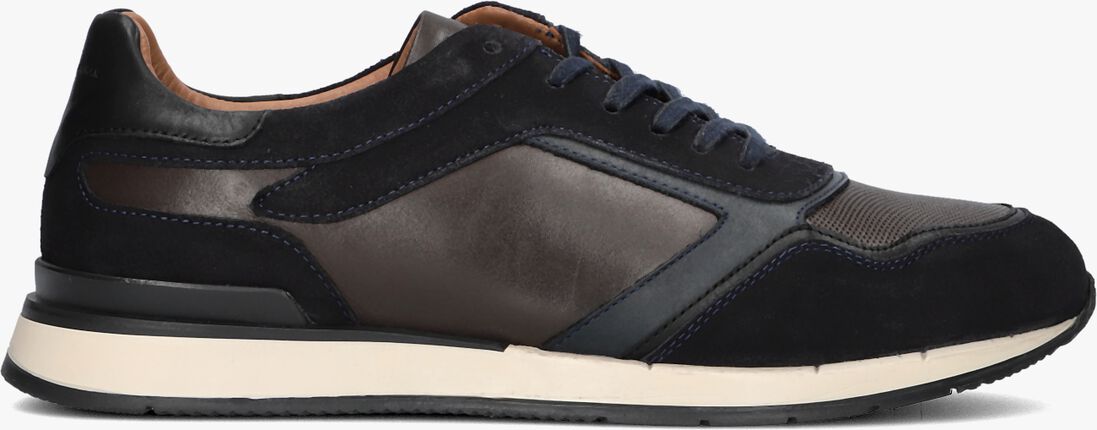 blauwe stefano lauran lage sneakers sl124h610