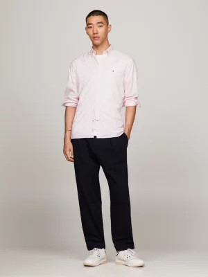 Camisa Slim Fit com Microestampa Flex