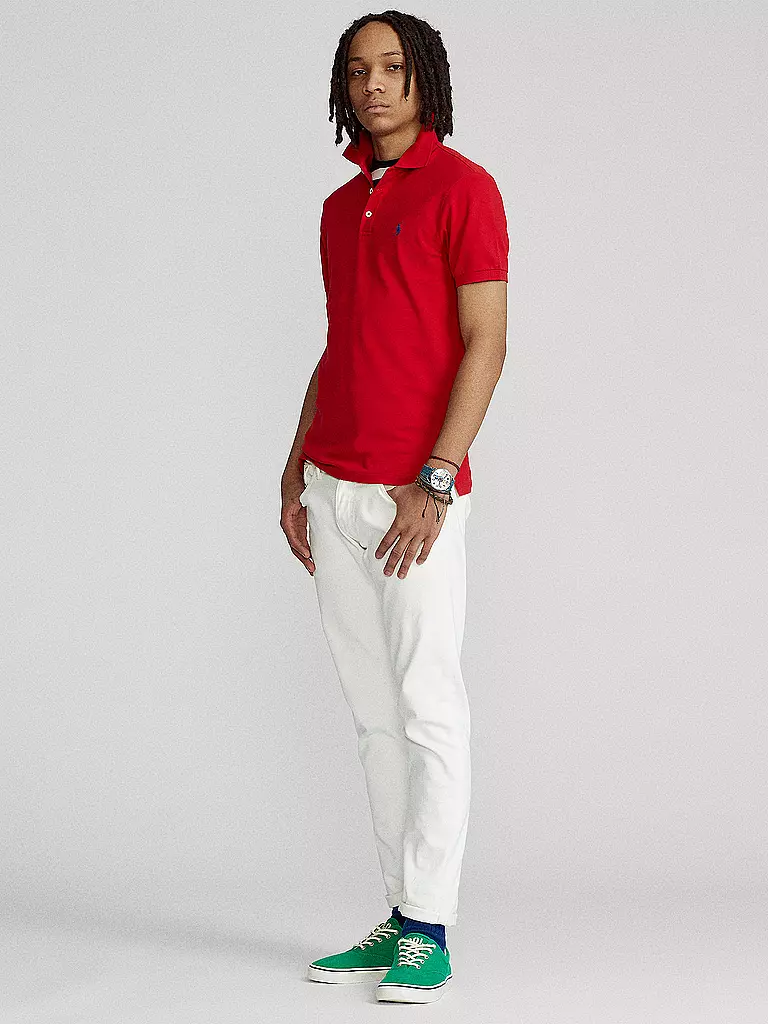 POLO RALPH LAUREN Poloshirt Slim Fit rot