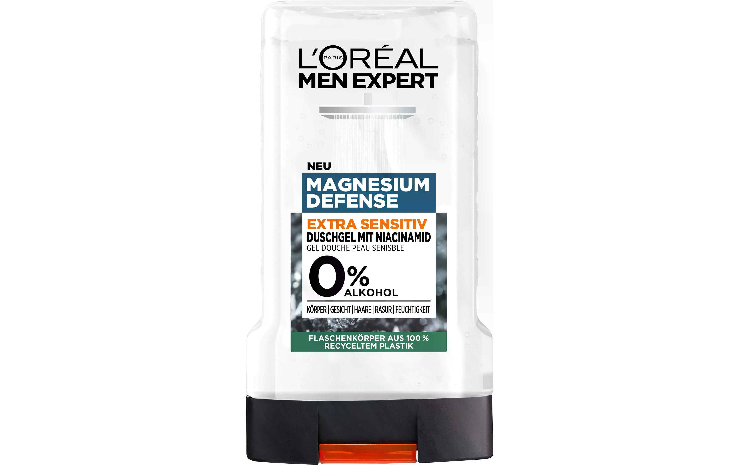 Duschgel Magnesium Defense Extra Sensitiv 250 mlPflegedusche stärkt die Schutzbarriere der sensiblen Männerhaut