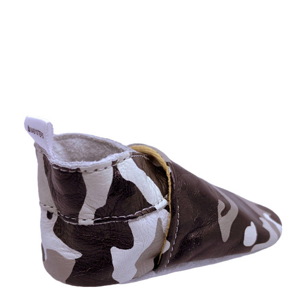Babysteps leren babyslofjes met camouflageprint