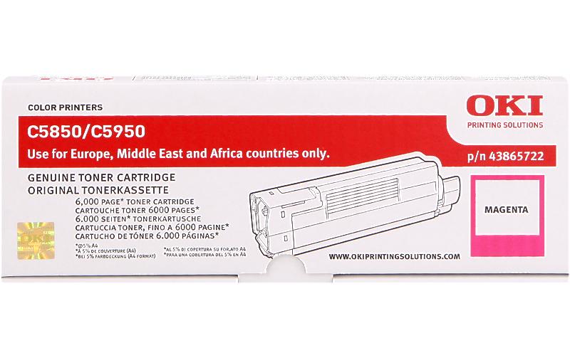 Toner 43865722 Magenta<br>für C5850/5950