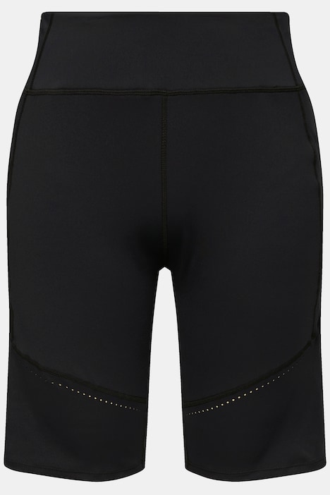 Leggings-Shorts, schnelltrocknend, Lochmuster, Tasche