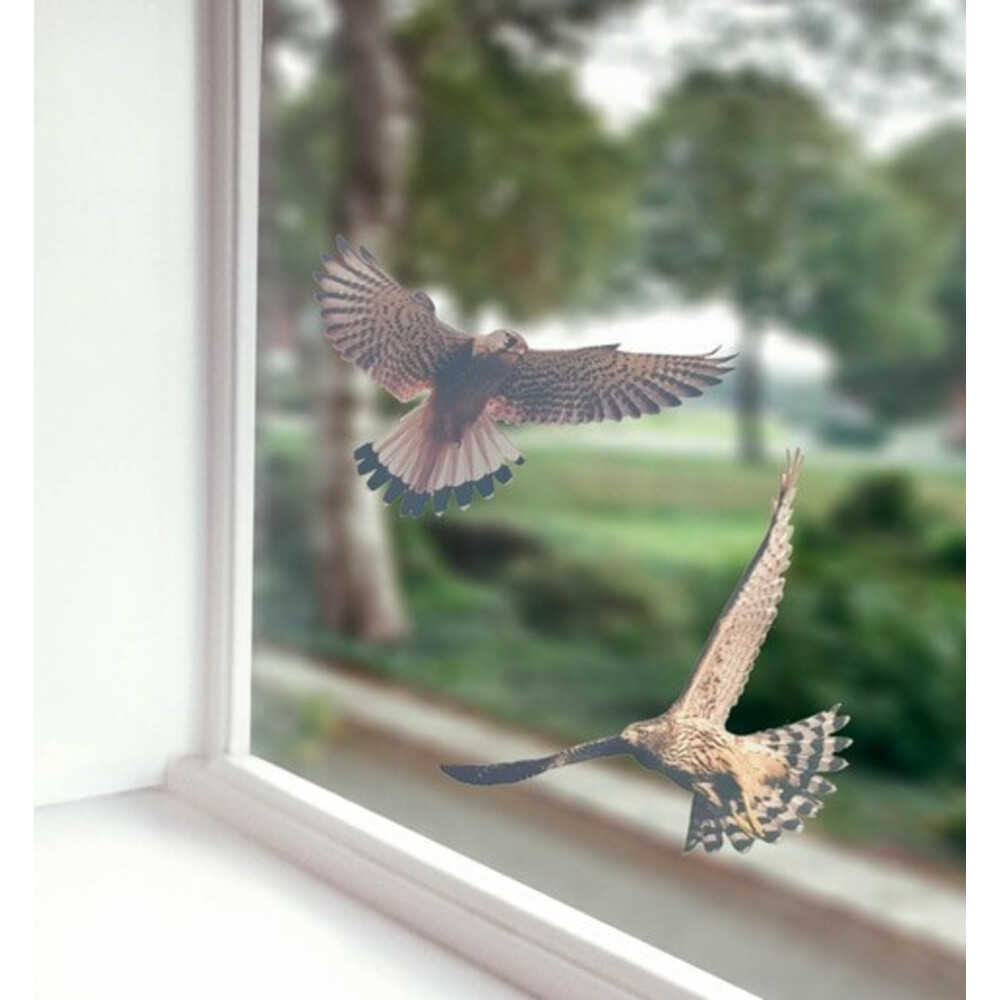 Bûten Raamstickers Vogels 6-delig 1 set