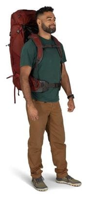 Sac de Randonnée Homme Osprey Aether 55L Rouge