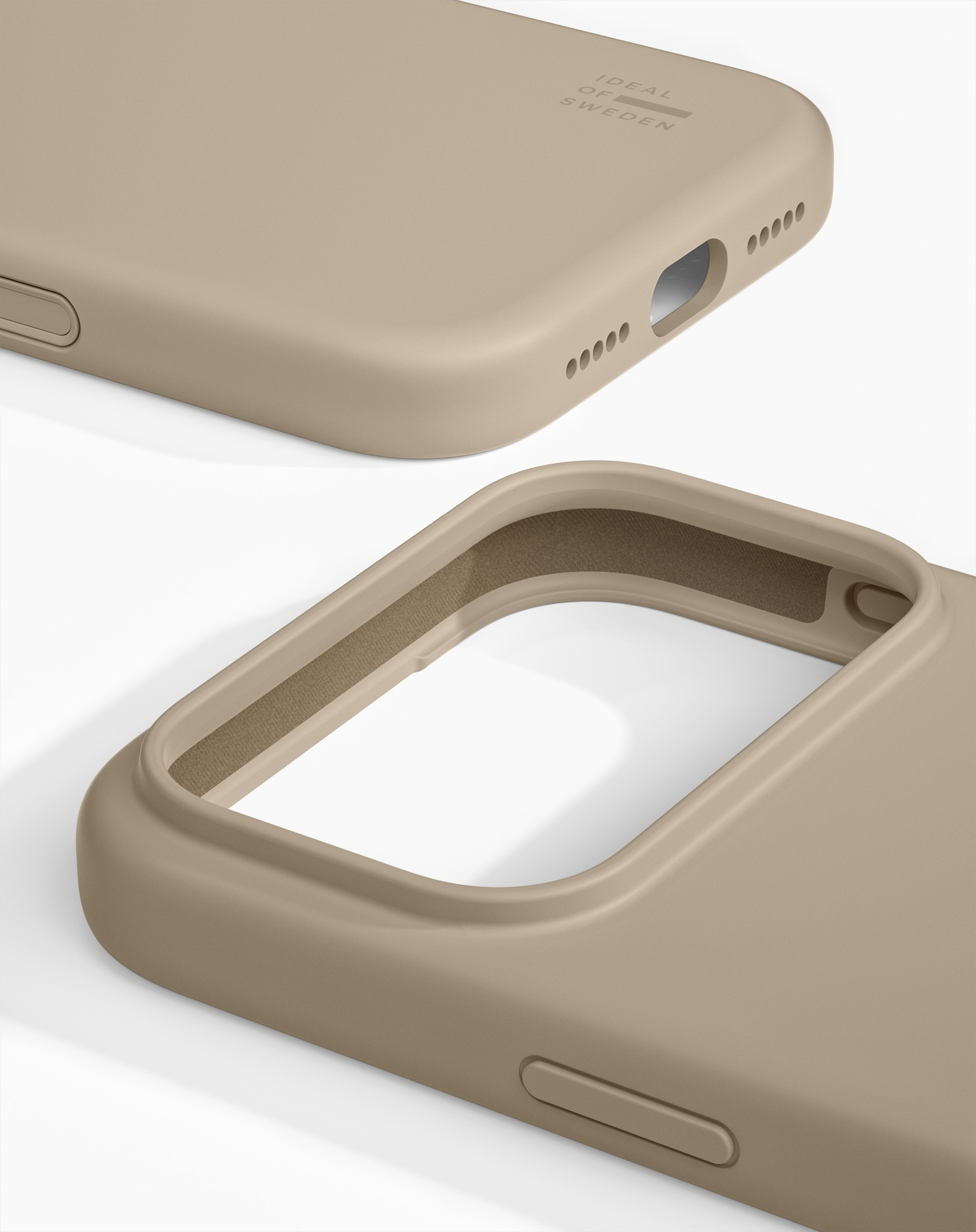 iPhone 17 Pro Max MagSafe Silikon Hülle Case Recycled (IDSICMS-I2567P-128) - Beige