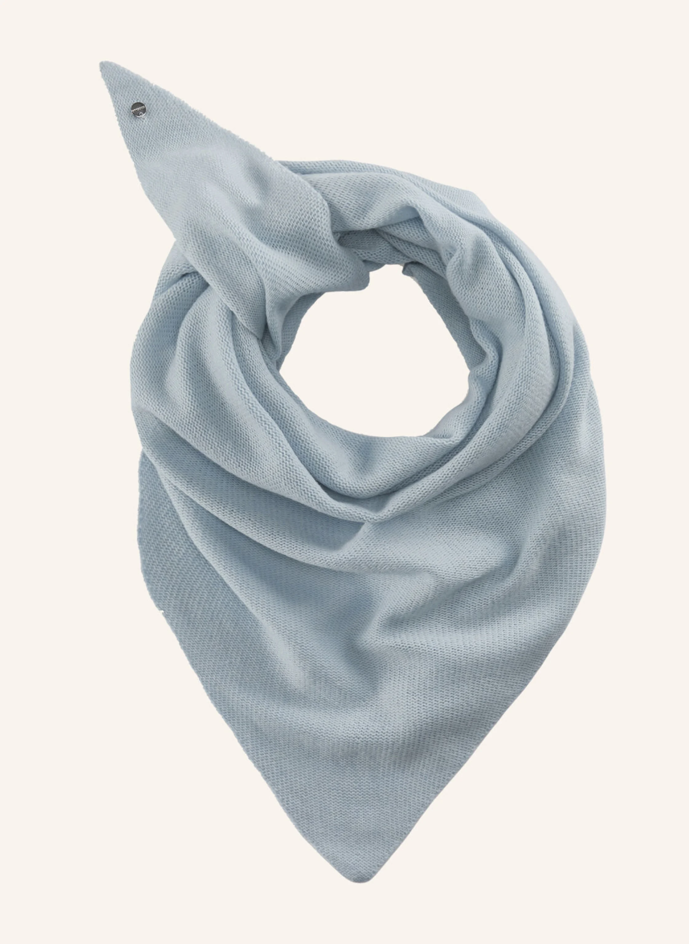 CODELLO Linksgestricktes Premium Dreieckstuch aus Wolle und Kaschmir