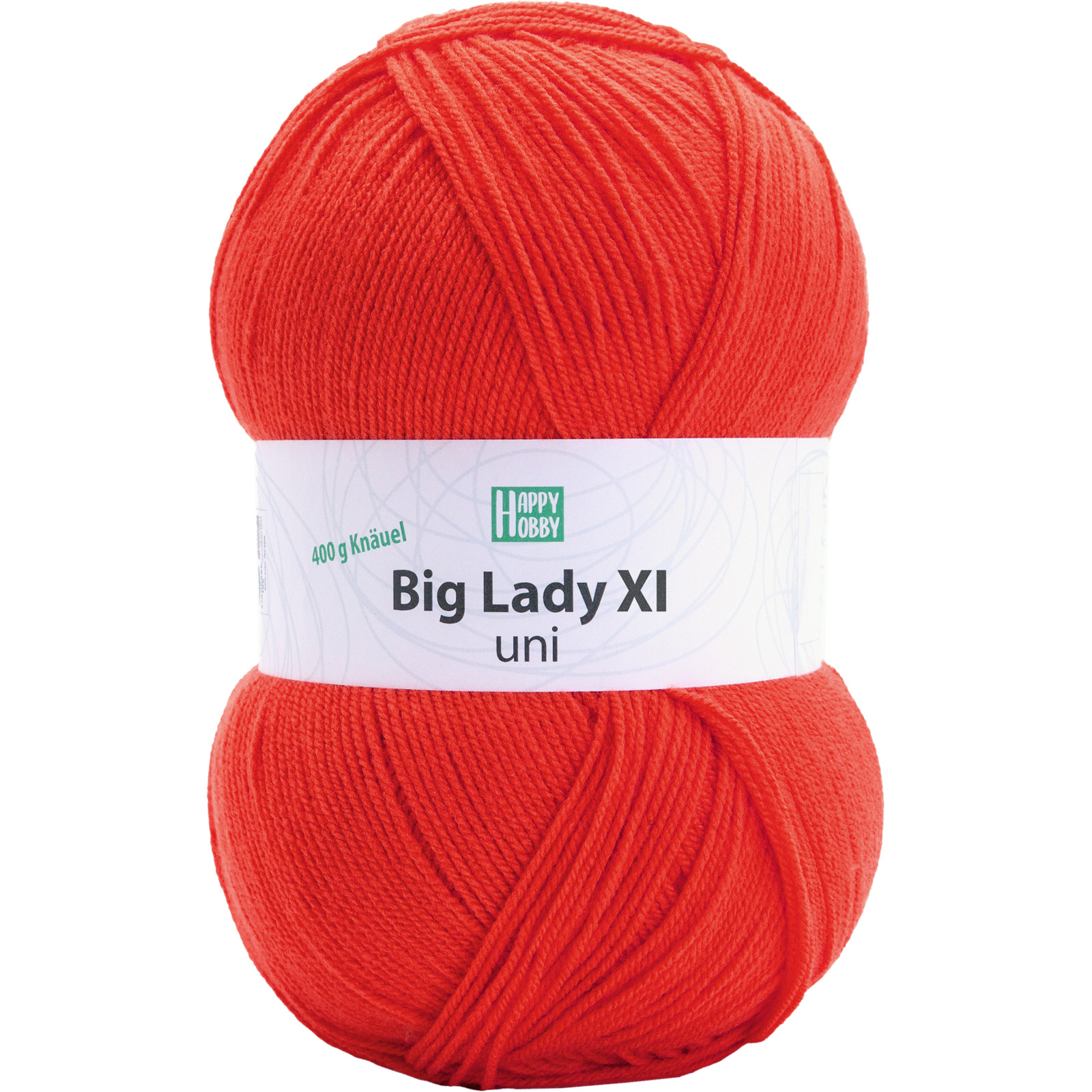 Acrylgarn Big Lady uni XL, 400 g rot