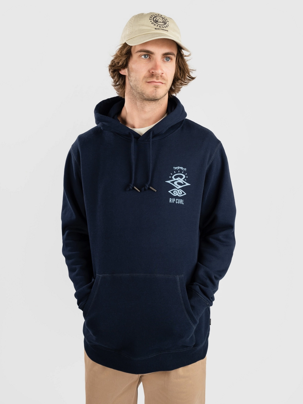 Rip Curl Search Icon Hoodie navy
