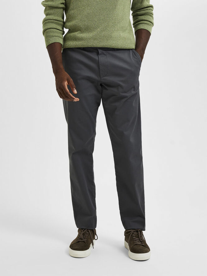 Selected Homme SLHSLIM-NEW MILES 175 FLEX CHINO W Dark shadow