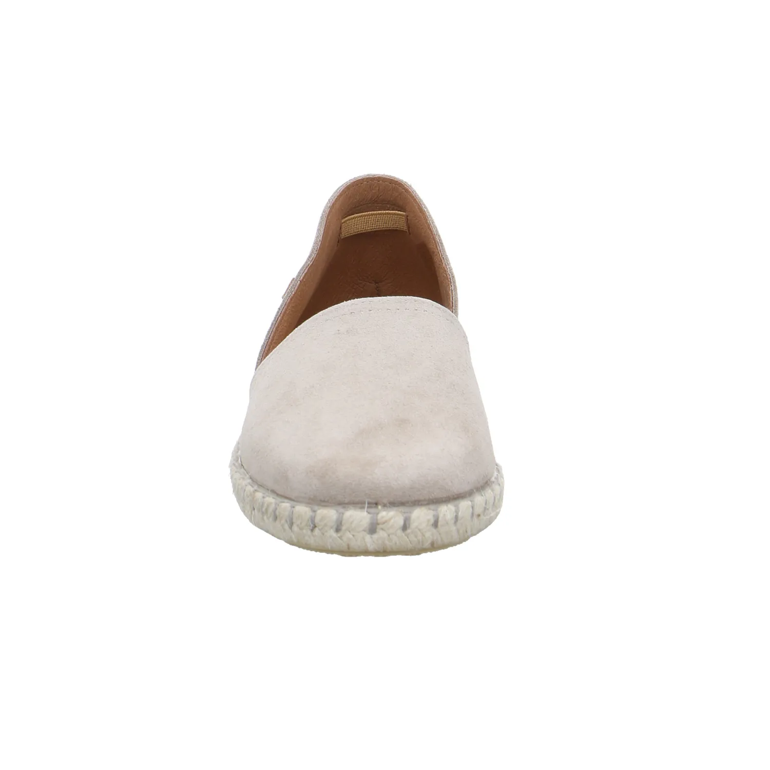 VERBENAS Espadrille Taupe Leder