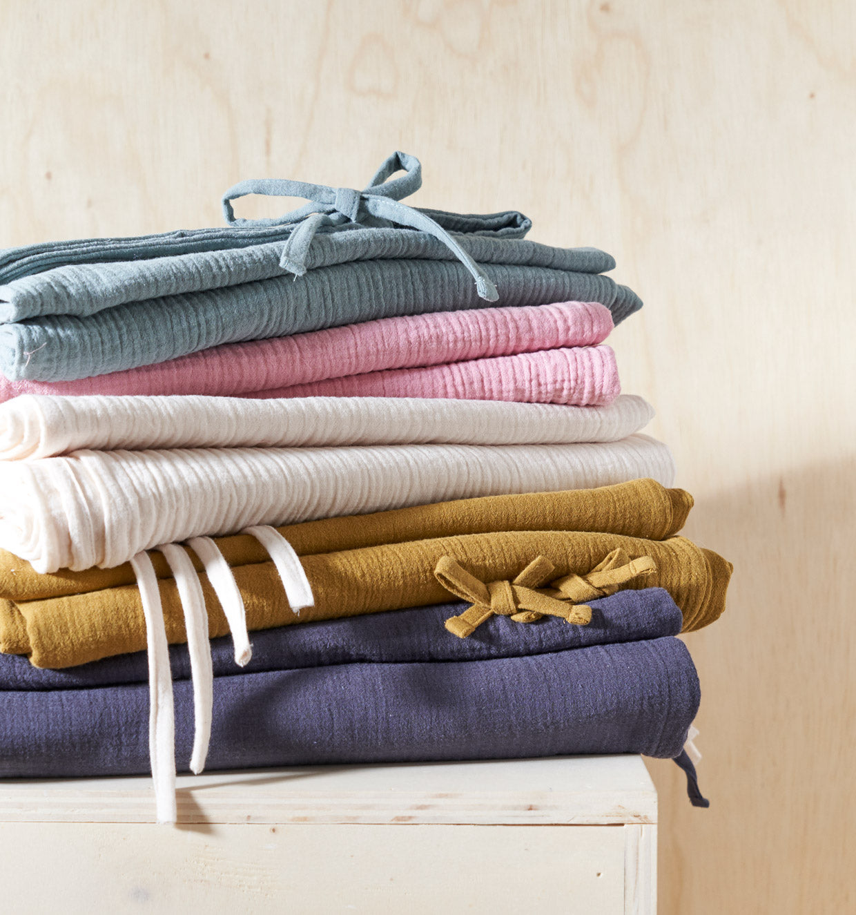 Rideau nouettes gaze de coton