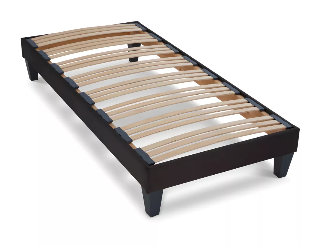 HYPSOM | Ensemble ELEGANCE 90x200 cm | Matelas Mémoire de forme + Sommier Bois