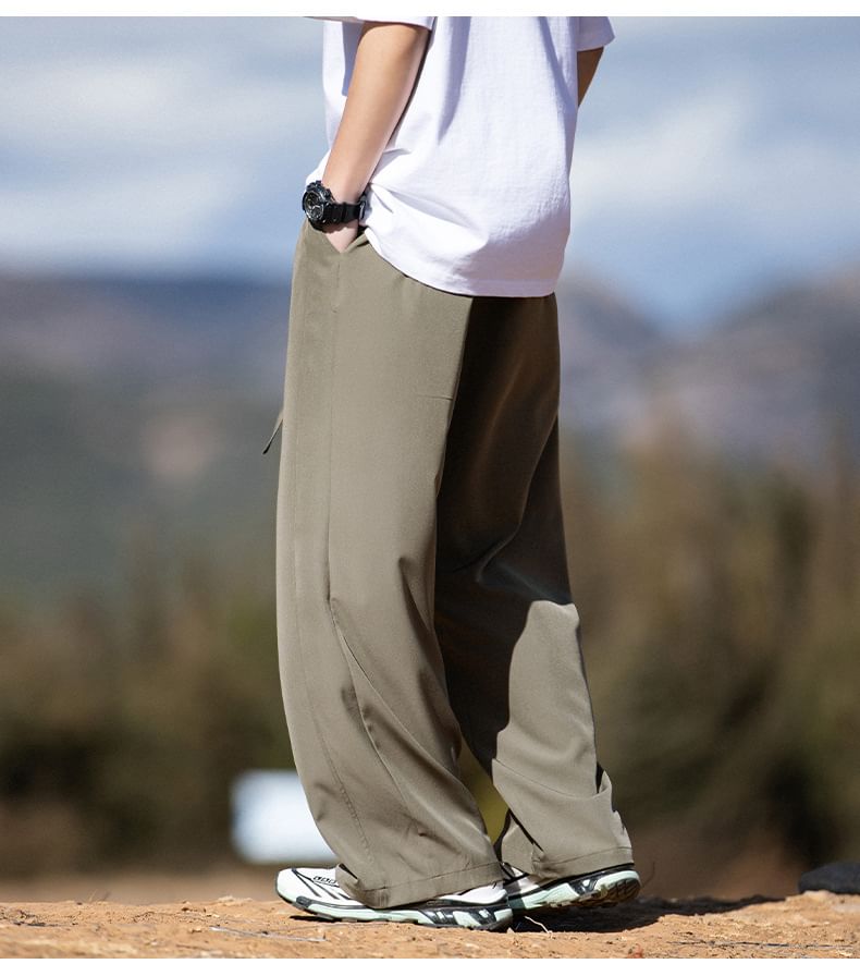 Really Point - Rechte broek met trekkoord in de taille