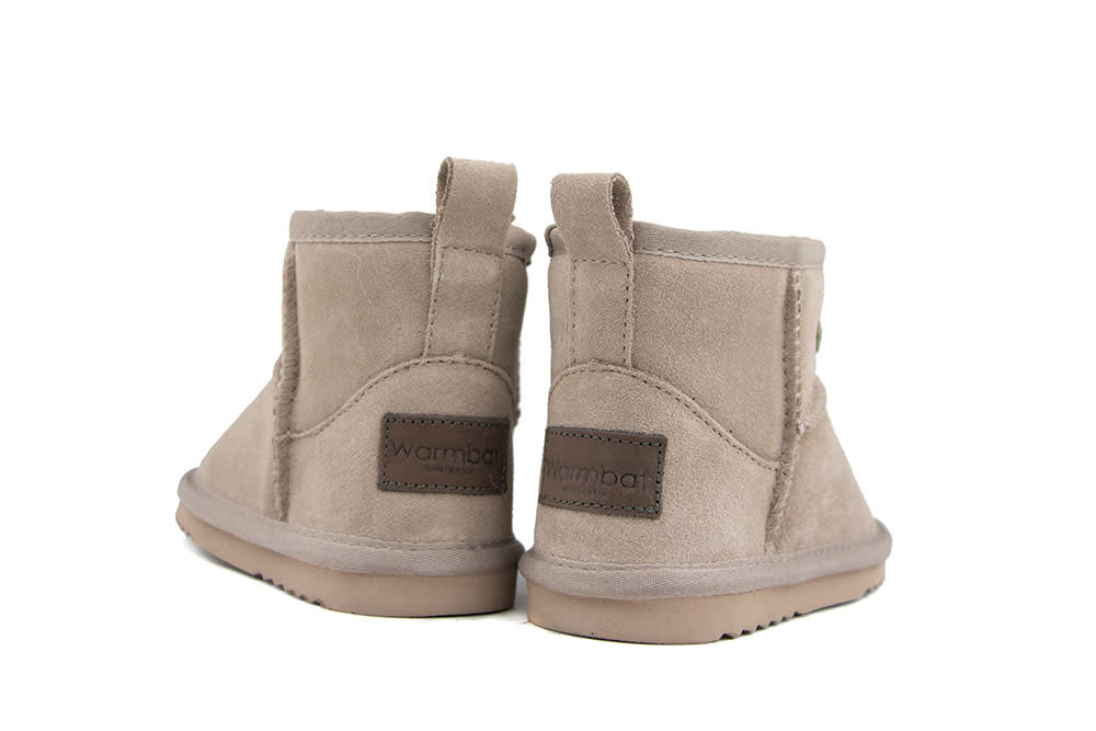 Warmbat Wallaby Kids Taupe Suède