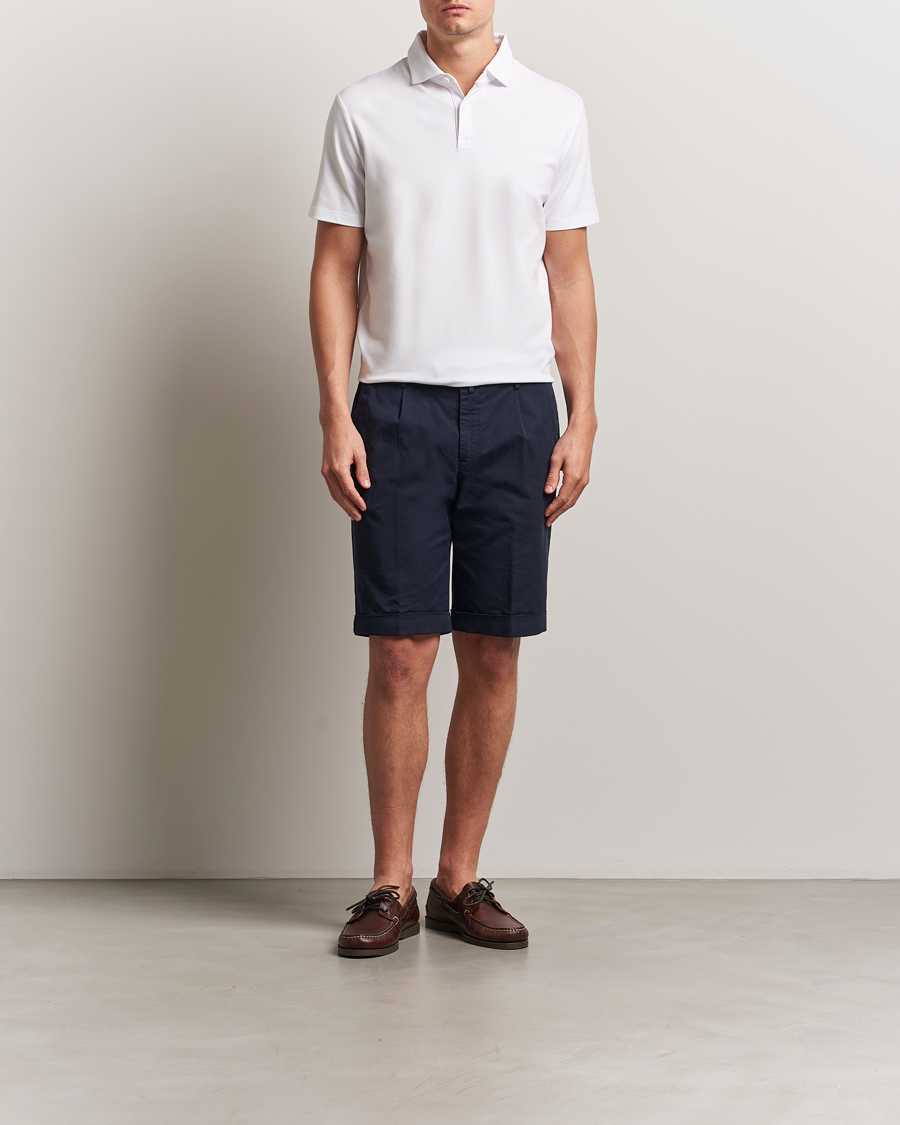 Charles Tyrwhitt Short Sleeve Cotton Pique Polo White