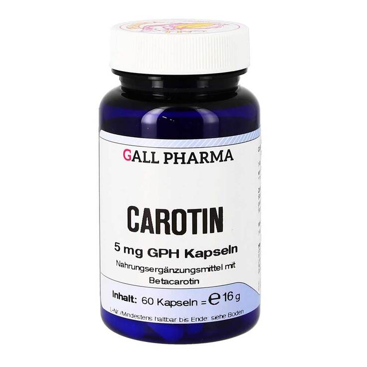 Carotin 5 mg GPH Kapseln, 60 St