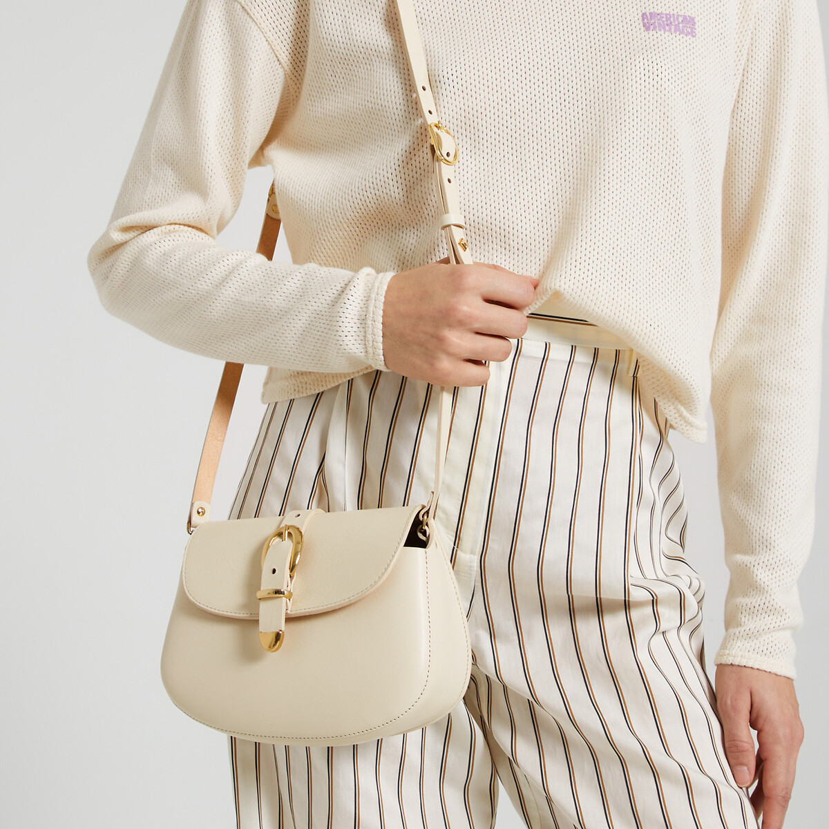 HERBERT FRERE SOEUR<br>Bolsa de ombro de couro LE COURCY FRIEDA