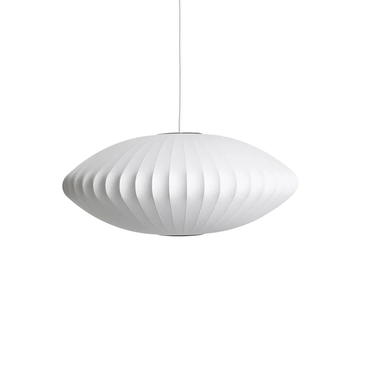 HAY - Nelson Saucer Bubble Pendelleuchte M, Ø 63.5 x H 25.5 cm, off white
