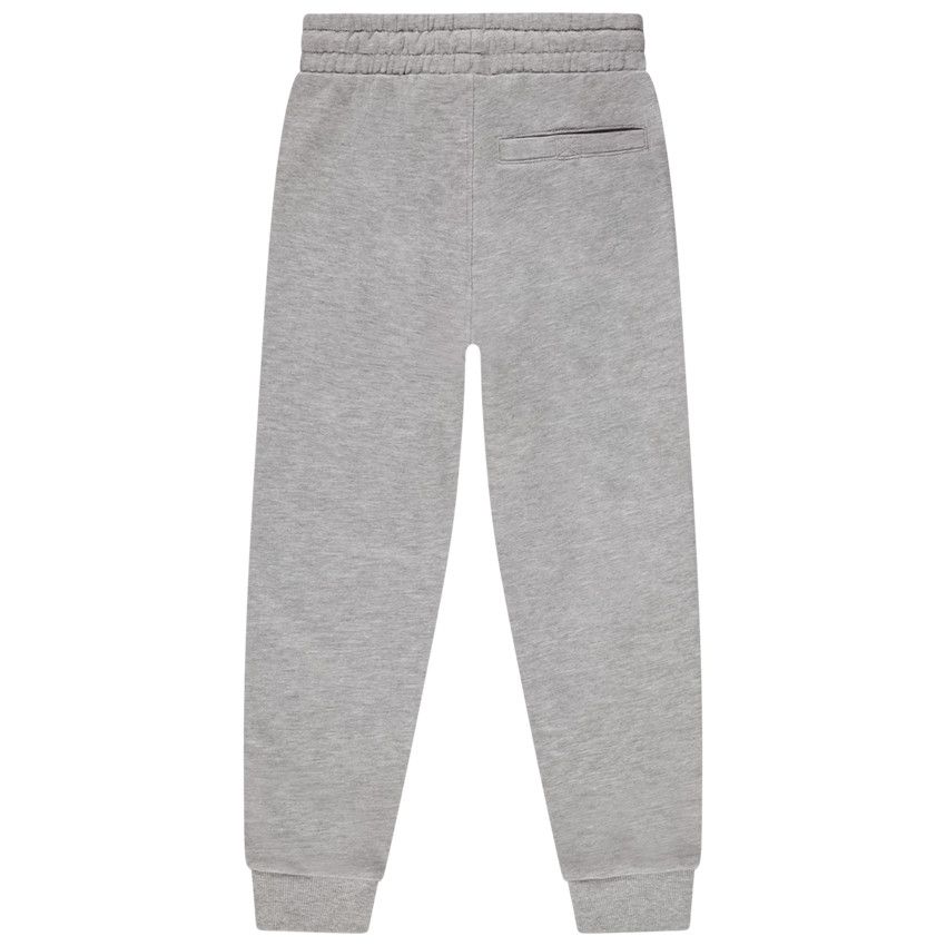 Jogging molleton à empiècements contrastés pour garçon - Gris chiné