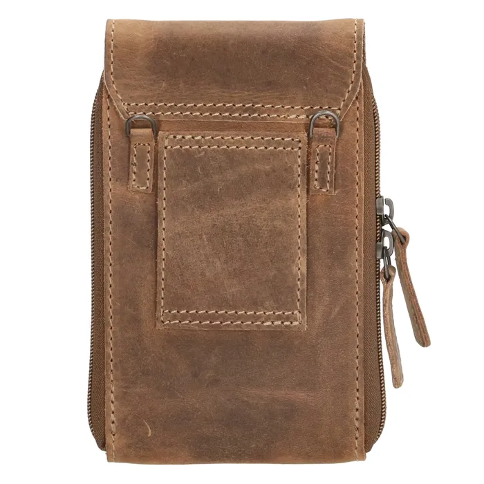 Hide & Stitches Idaho Telefoontasje Bruin