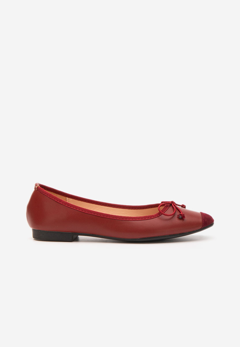 Ballerines femme bordeaux Sarina