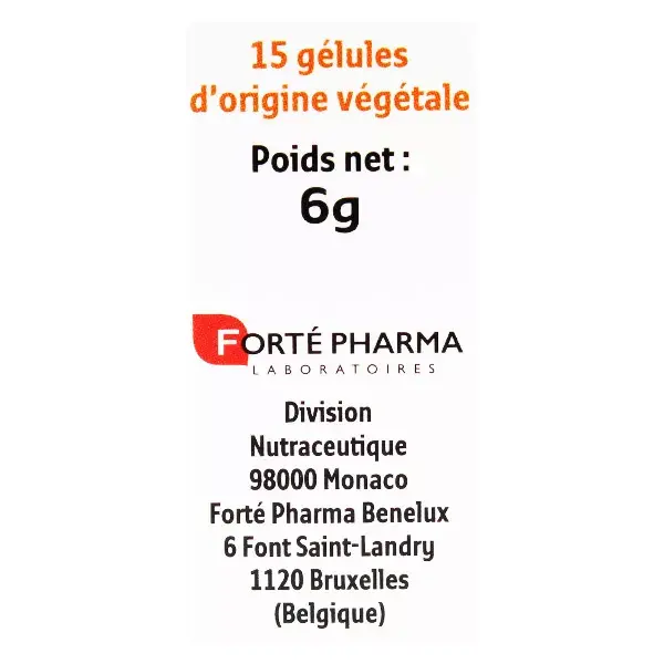 Forté Pharma Cúrcuma 100 - 15 cápsulas