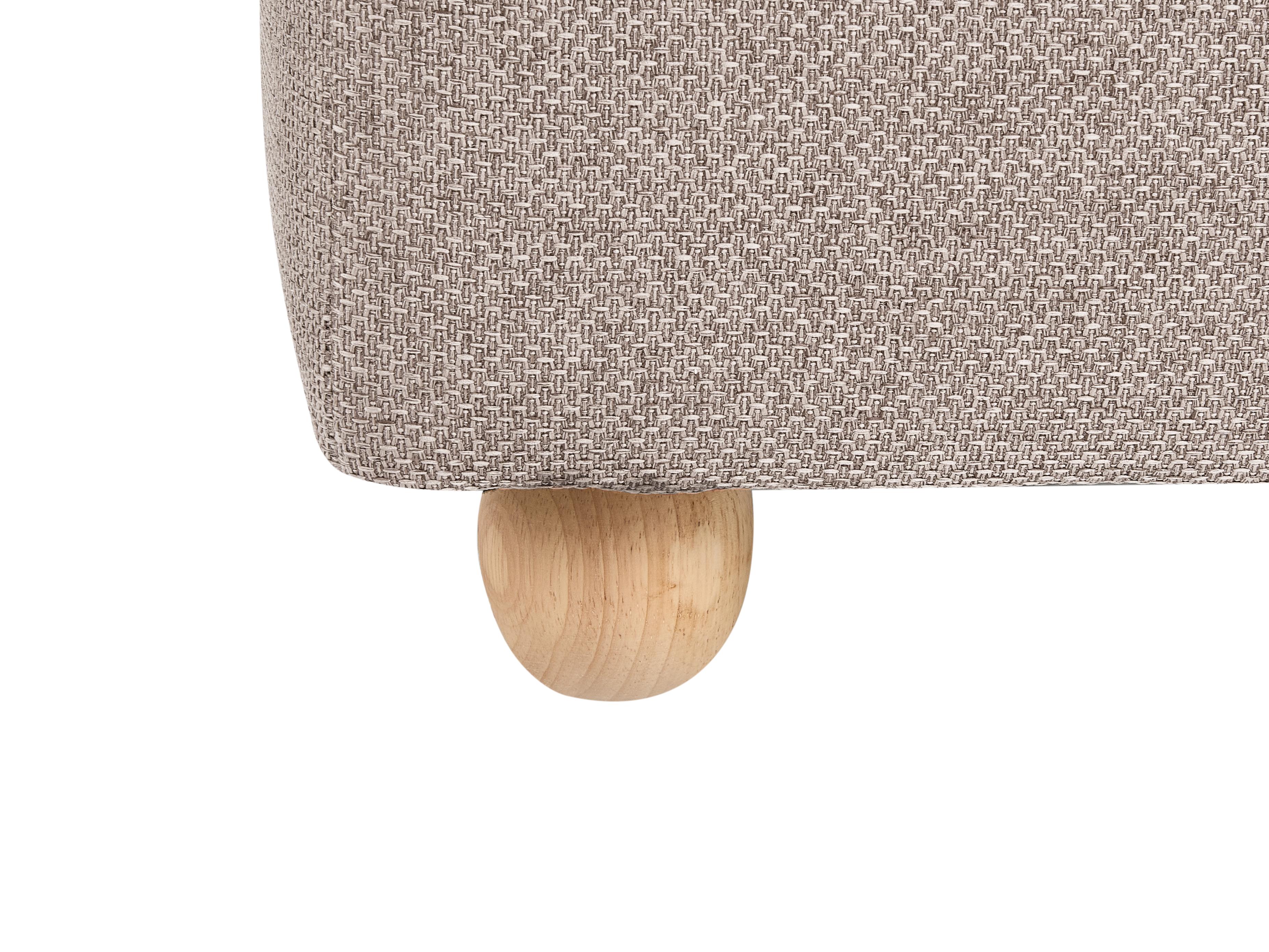 Poef met opbergruimte FERNDALE Stof Beige