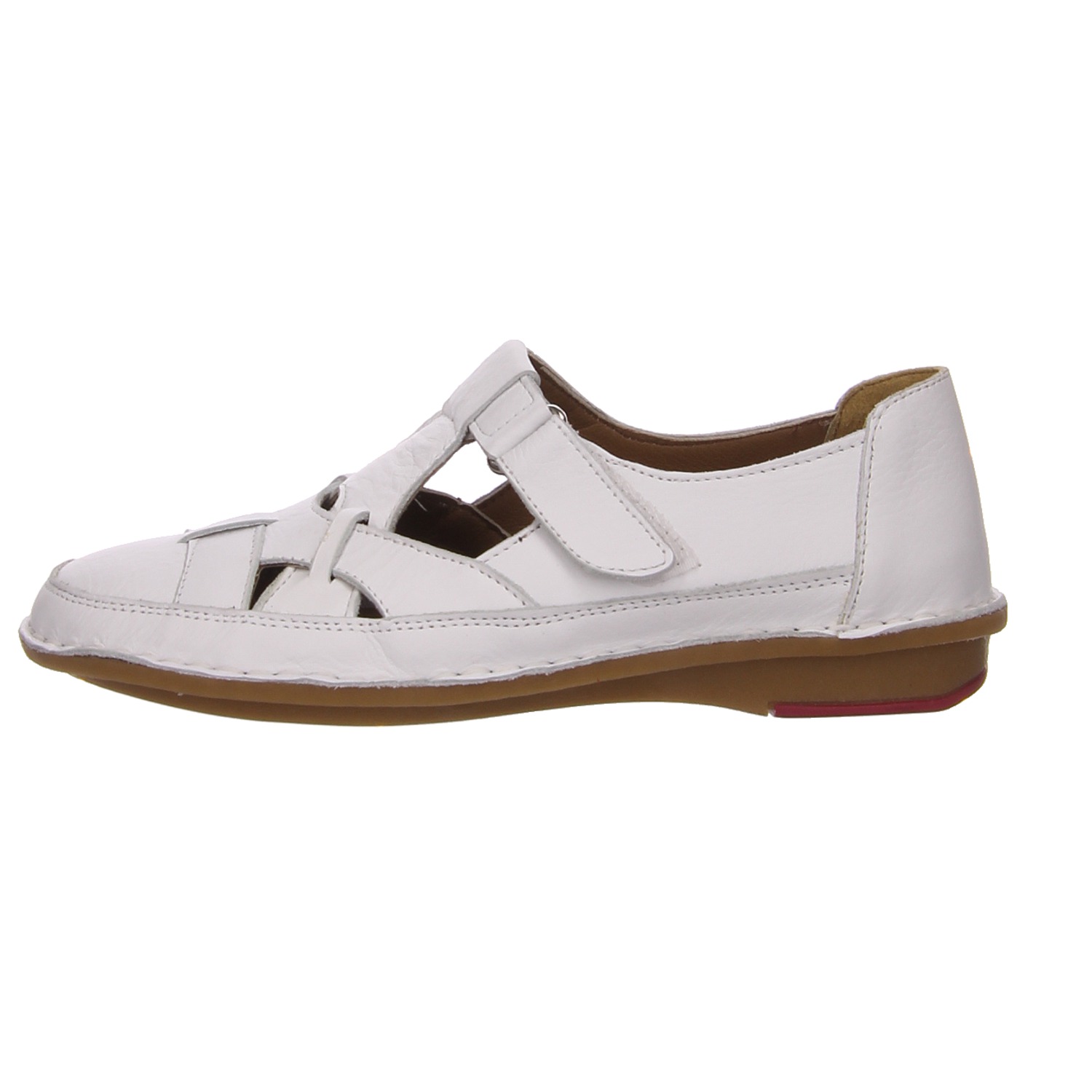 elbandi Halbschuh weiß weiss/weiss kombi