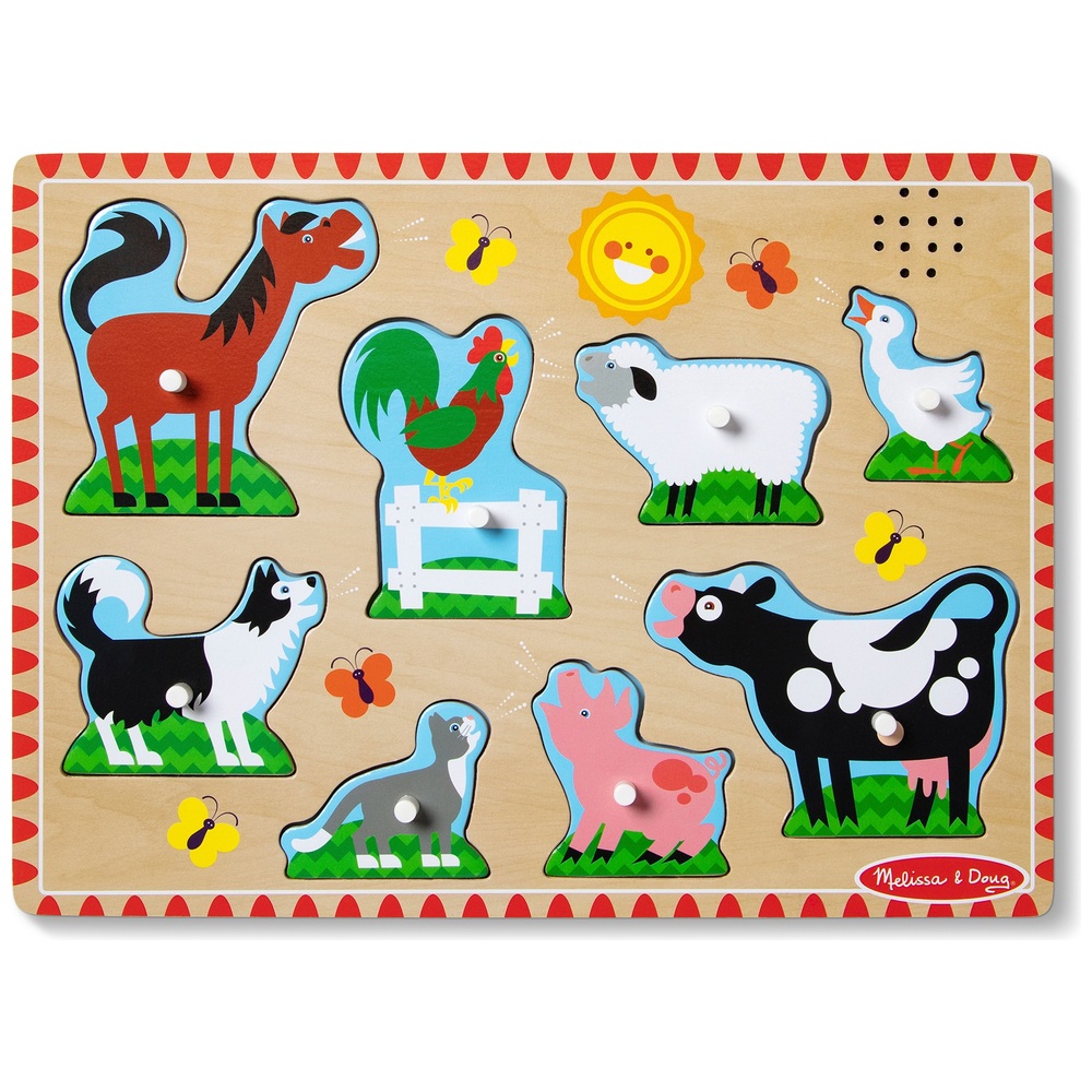 Melissa & Doug Holz-Soundpuzzle-Sortiment