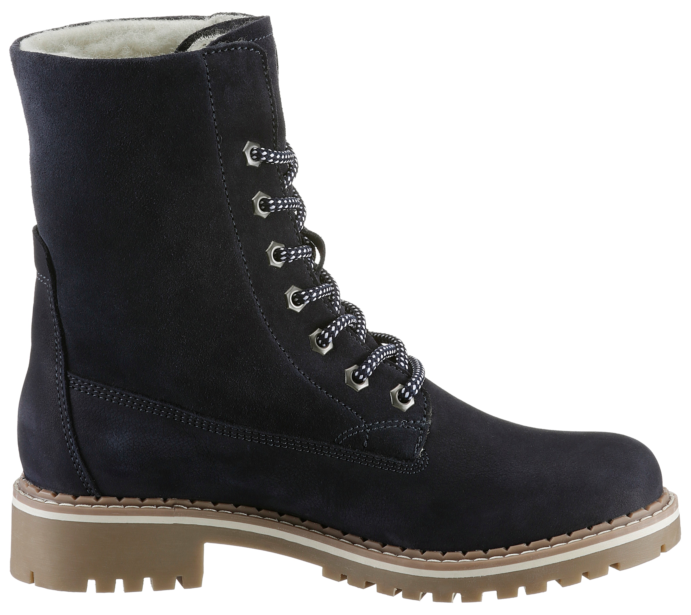 Tamaris Winterboots  , Blockabsatz, Winterstiefelette, Schnürboots mit DUO-TEX-Ausstattung