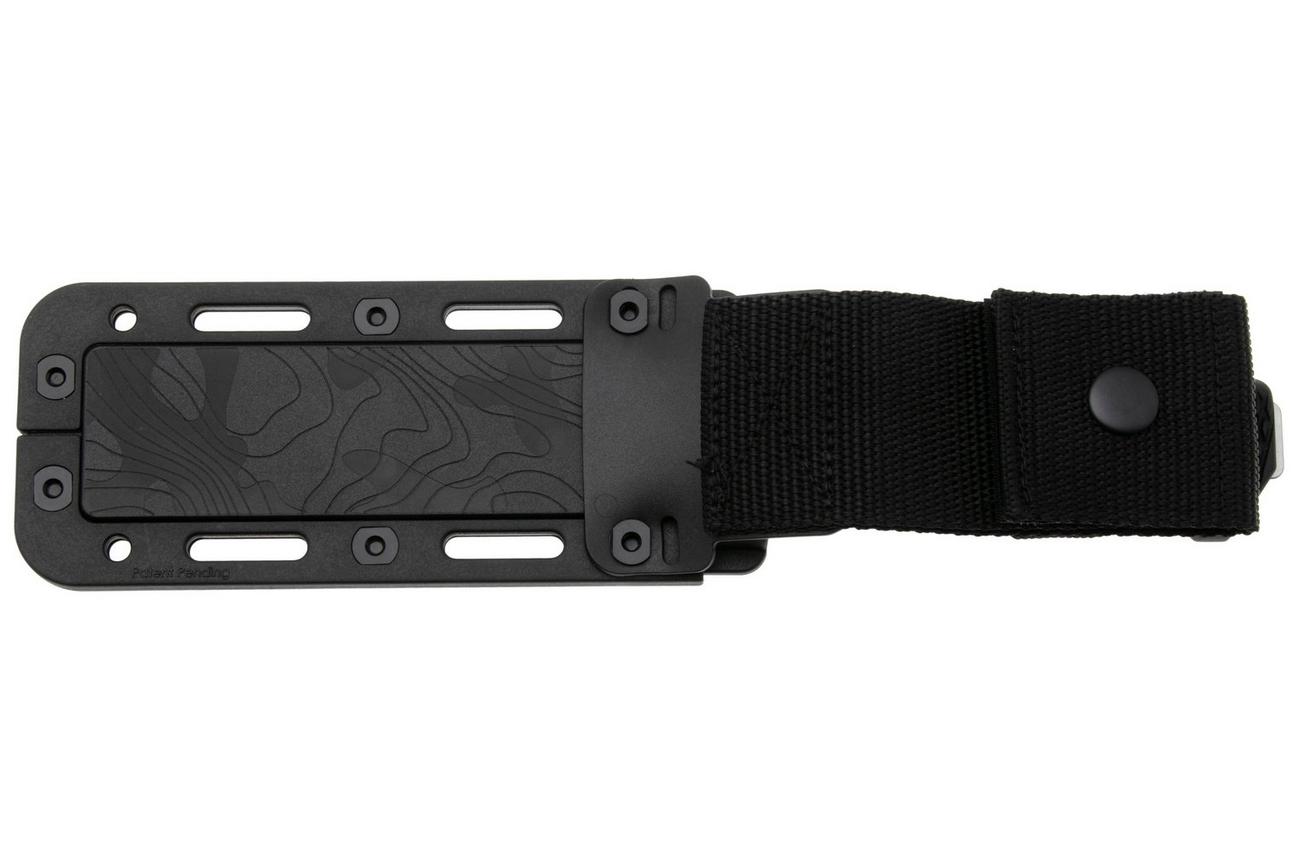 Demko Knives American Made FreeReign, Stonewashed CPM 3V Clip Point, USA-FR-3V-BLK-CLP, Black Rubber outdoormes