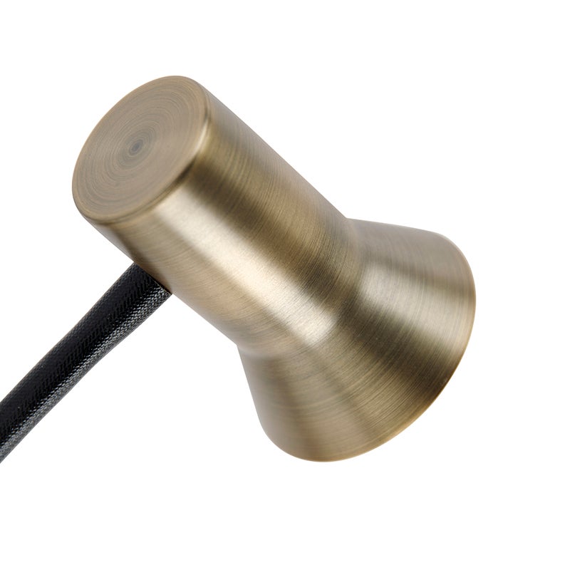Bronzen wandlamp met flexibele arm - Karin flex