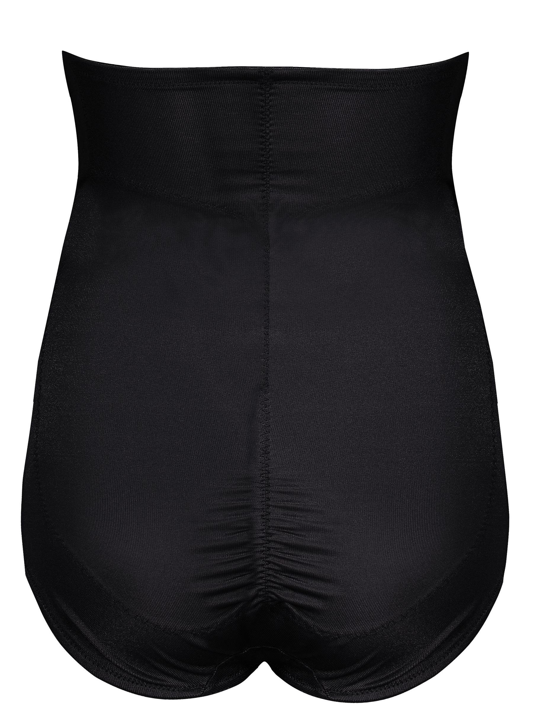 Zwart - Pour Moi Lingerie Shapewear slipje voor zandloperfiguur met hoge taille en krachtige buikcorrectie