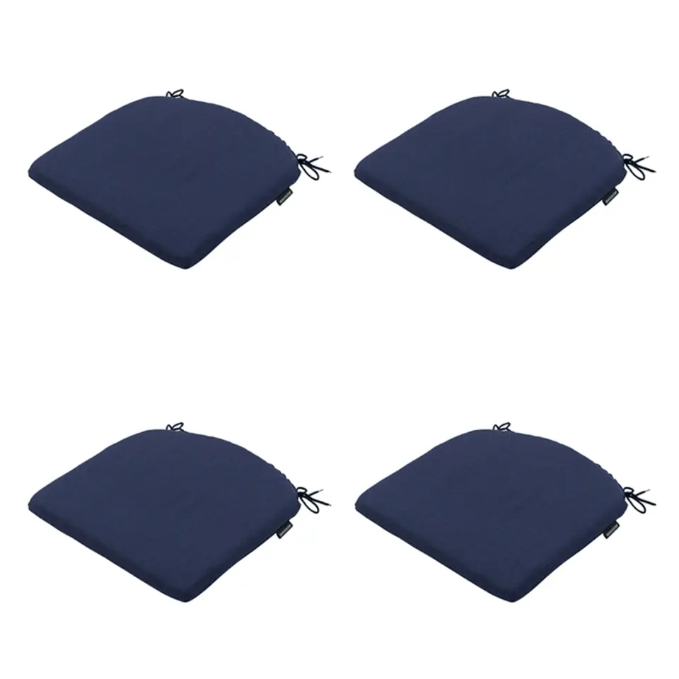 Madison - Zitkussen Panama indigo - Ca. 46x48 cm - Set van 4