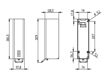 Proox One dispenser met desinfectiespray wit