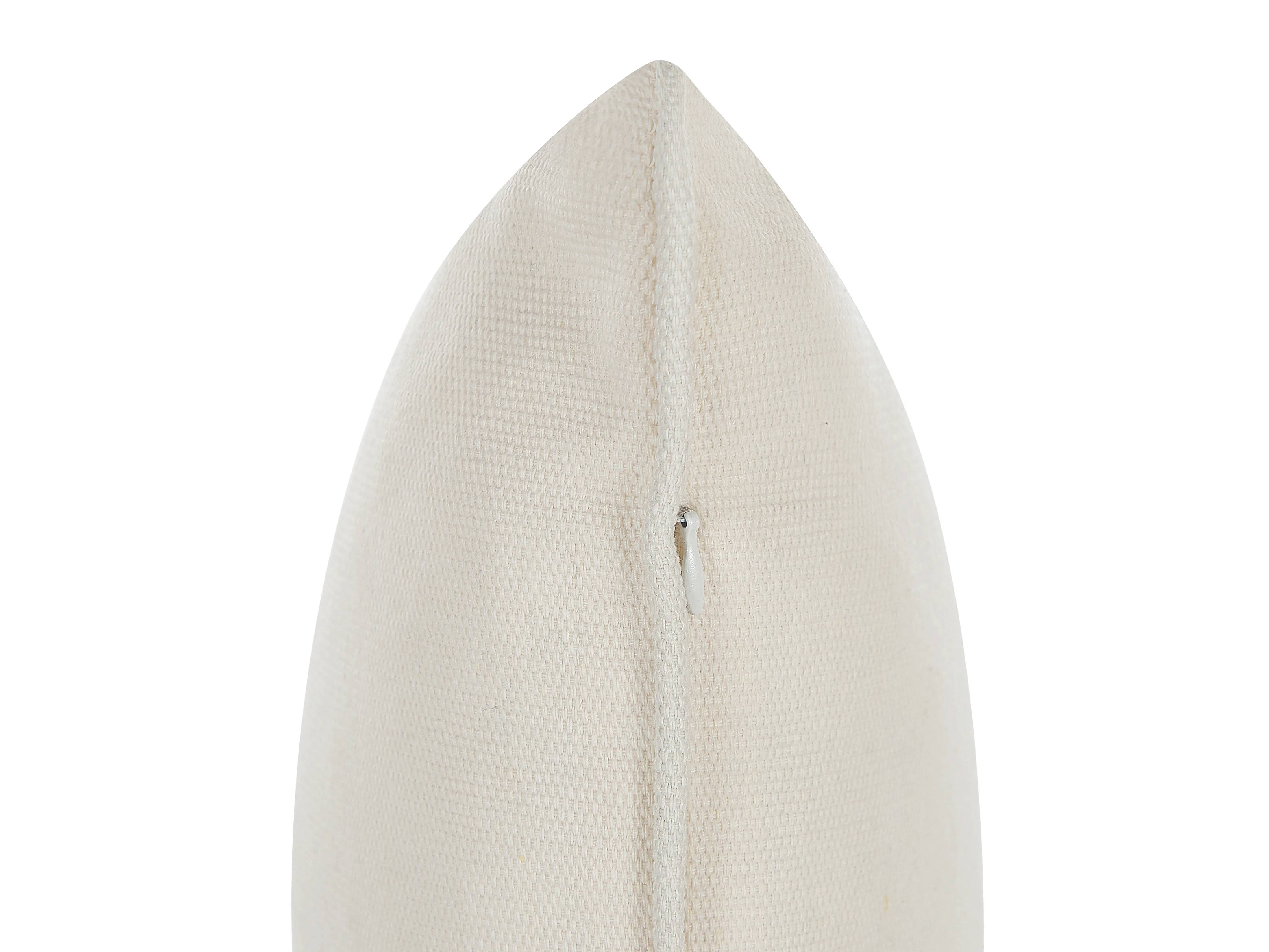Set van 2 sierkussens HELIOTROPE 45 x 45 cm Wit effen