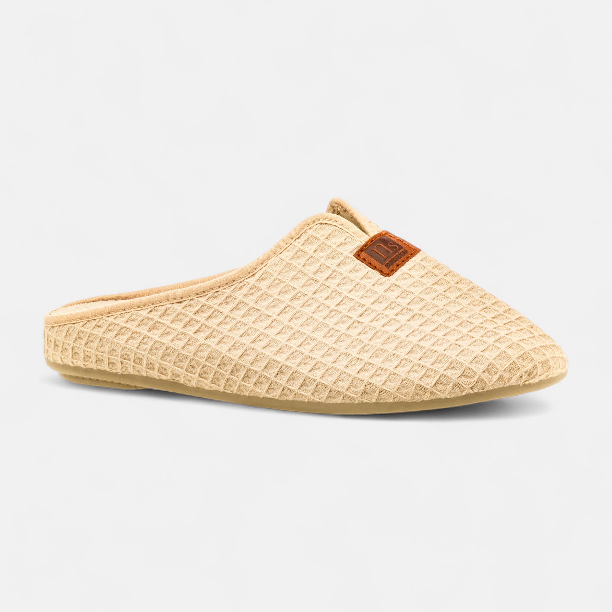 Pantoufles mules Femme beige