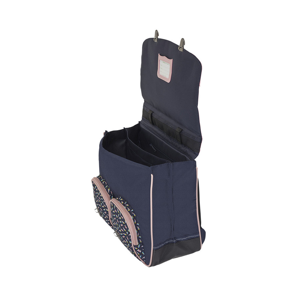Cartable Léa bleu